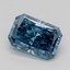 1.52 Ct. Fancy Vivid  Blue Radiant Lab Grown Diamond