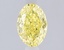 1.09 Ct. Fancy Intense  Yellow Oval Lab Grown Diamond