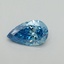 1.03 Ct. Fancy Vivid Blue Pear Lab Grown Diamond