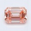 1.03 Ct. Fancy Vivid Pink Emerald Lab Grown Diamond