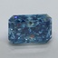 2.14 Ct. Fancy Vivid Malibu Blue Radiant Lab Grown Diamond