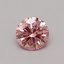 0.37 Ct. Fancy Vivid Pink Round Lab Grown Diamond