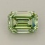 1.00 Ct. Fancy Intense Green Emerald Lab Grown Diamond
