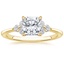 18K Yellow Gold Luxe Melody Diamond Ring (1/5 ct. tw.), smalltop view