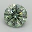 2.1 Ct. Fancy Vivid Pacific Green Round Lab Grown Diamond