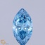 1.04 Ct. Fancy Vivid Blue Marquise Lab Grown Diamond