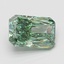 1.09 Ct. Fancy Vivid Green Radiant Lab Grown Diamond