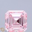 2.00 Ct. Fancy Intense Pink Asscher Lab Grown Diamond