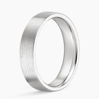 5mm Men's Wedding Band - Mojave Matte Finish