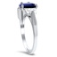 Modern Sapphire and Diamond Engagement Ring, smallview