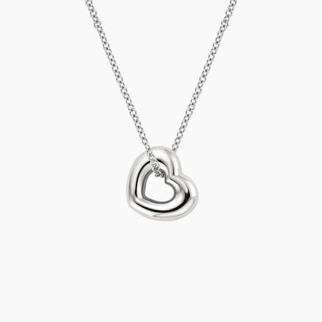 Heart Shaped Tube Pendant