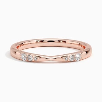 Lark Diamond Ring in 14K Rose Gold