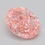 1.97 Ct. Fancy Vivid  Pink Oval Lab Grown Diamond