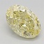 1.57 Ct. Fancy Intense Yellow Oval Lab Grown Diamond