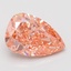 7.03 Ct. Fancy Vivid Pink Pear Lab Grown Diamond