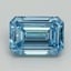 4.18 Ct. Fancy Vivid Blue Emerald Lab Grown Diamond