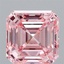 3.16 Ct. Fancy Vivid Pink Asscher Lab Grown Diamond