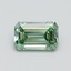 0.70 Ct. Fancy Intense Green Emerald Lab Grown Diamond