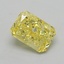 1.59 Ct. Fancy Intense  Yellow Radiant Lab Grown Diamond