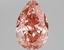 1.27 Ct. Fancy Vivid  Pink Pear Lab Grown Diamond