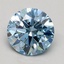 1.00 Ct. Fancy Intense Blue Round Lab Grown Diamond