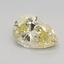 0.59 Ct. Fancy Light Yellow Pear Lab Grown Diamond