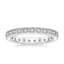18K White Gold Bellevue Art Deco Diamond Ring, smalltop view