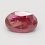 0.84 Ct. Fancy Deep Pink Oval Lab Grown Diamond