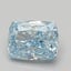 1.55 Ct. Fancy Intense Blue Cushion Lab Grown Diamond