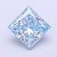 1.18 Ct. Fancy Intense  Blue Princess Lab Grown Diamond