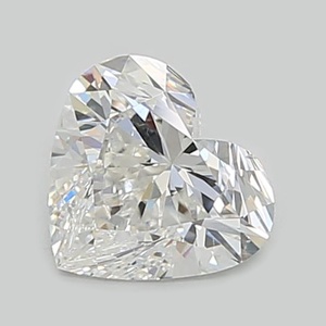 Heart diamond — real photo