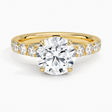 18K Yellow Gold Anthology Half Coverage Diamond Ring (1/2 ct. tw.)