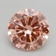 2.50 Ct. Fancy Intense Pink Round Lab Grown Diamond