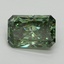 2.48 Ct. Fancy Vivid Pacific Green Radiant Lab Grown Diamond