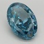 2.02 Ct. Fancy Vivid Blue Oval Lab Grown Diamond
