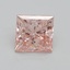1.84 Ct. Fancy Intense Pink Princess Lab Grown Diamond