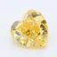 1.01 Ct. Fancy Intense Yellow Heart Lab Grown Diamond