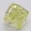 10.33 Ct. Fancy Intense Yellow Cushion Diamond