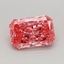 0.46 Ct. Fancy Vivid Pink Radiant Lab Grown Diamond