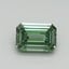0.53 Ct. Fancy Vivid Green Emerald Lab Grown Diamond