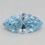 0.46 Ct. Fancy Intense Blue Marquise Lab Grown Diamond