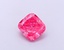 1.07 Ct. Fancy Vivid  Pink Cushion Lab Grown Diamond