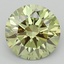 2.10 Ct. Fancy Vivid  Green Round Lab Grown Diamond
