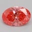 1.55 Ct. Fancy Vivid Pink Oval Lab Grown Diamond