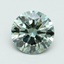 2.50 Ct. Fancy Vivid Green Round Lab Grown Diamond