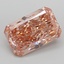 5.03 Ct. Fancy Vivid  Pink Radiant Lab Grown Diamond