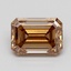 1.03 Ct. Fancy  Brown Emerald Lab Grown Diamond