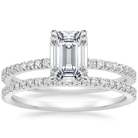 18K White Gold Luxe Viviana Diamond Bridal Set (1/2 ct. tw.)