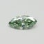 0.53 Ct. Fancy Vivid Pacific Green Marquise Lab Grown Diamond