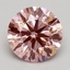 2.65 Ct. Fancy Intense Pink Round Lab Grown Diamond